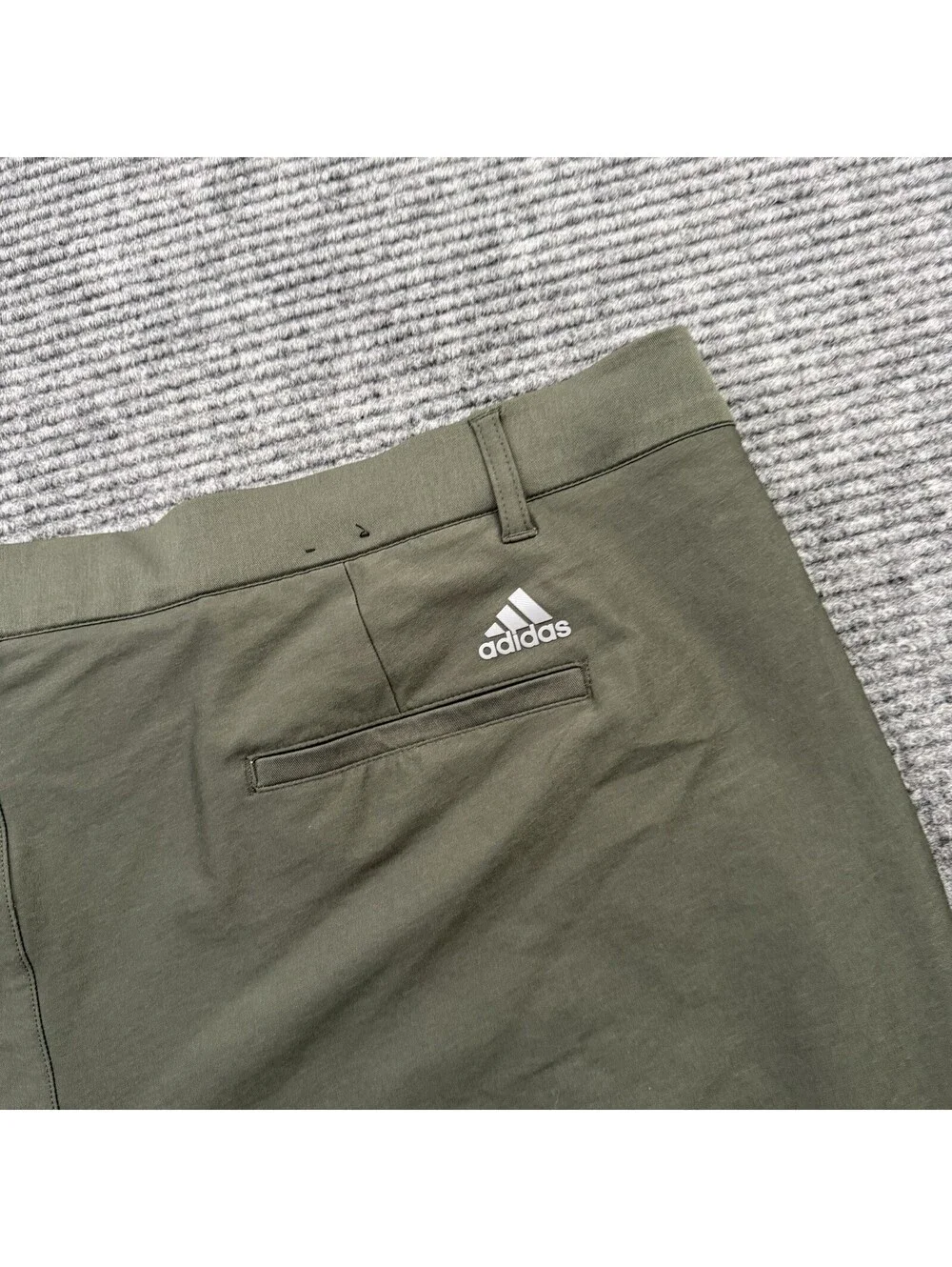 Adidas Performance Golf Pants Men’s Size 46x32 Gray Casual Flat Front Stretch